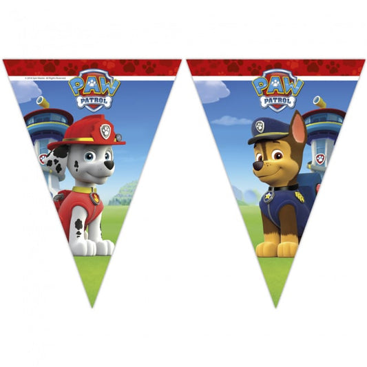 Paw Patrol vlaggenlijn Let's Roll 2,3 meter (plastic)