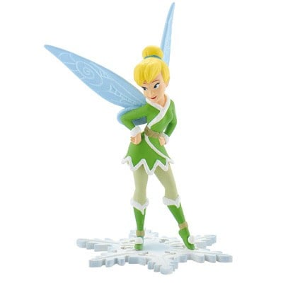 Disney Tinkerbell Winterfairy taart topper decoratie 10,4 cm.