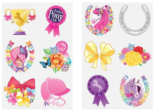 Paarden uitdeel tattoos Perfect Pony Club p/vel