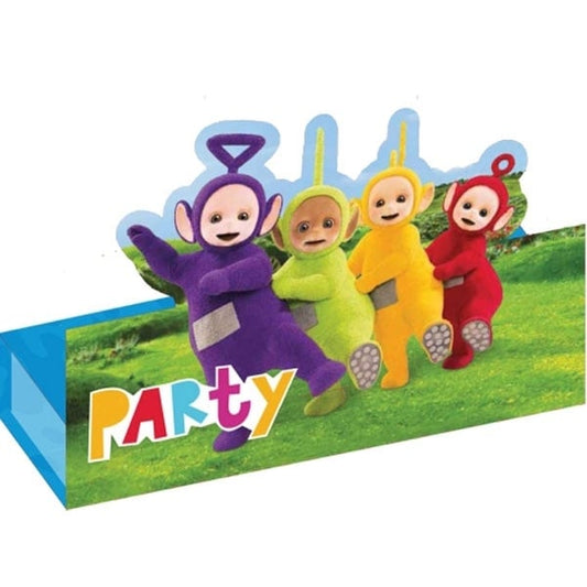 Teletubbies verjaardag uitnodigingen 8 st.