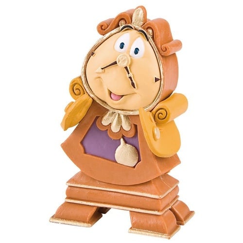 Disney Cogsworth taart topper decoratie 6,5 cm.