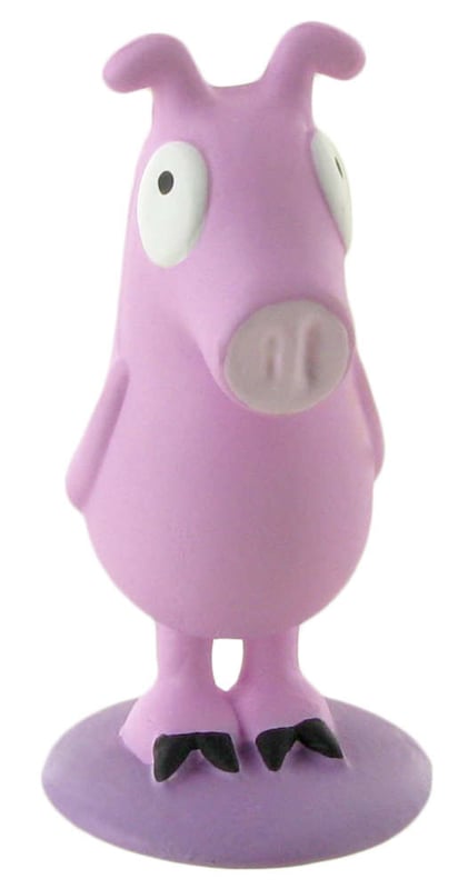 Peg and Cat - Pig taart topper decoratie 6 cm.