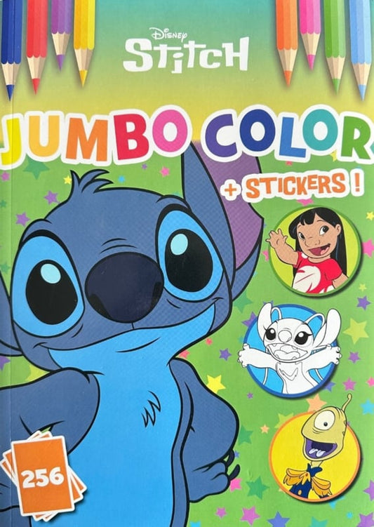 Disney Stitch Jumbo Color + stickers