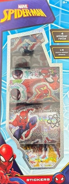 Spiderman 4 sticker rolls