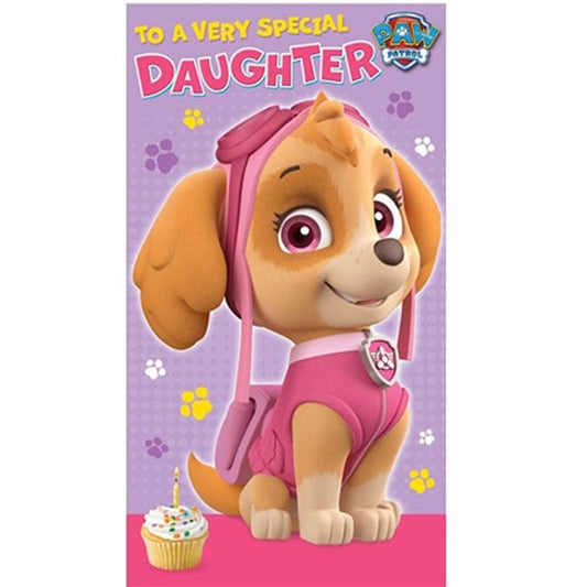 Paw Patrol Skye verjaardagskaart dochter