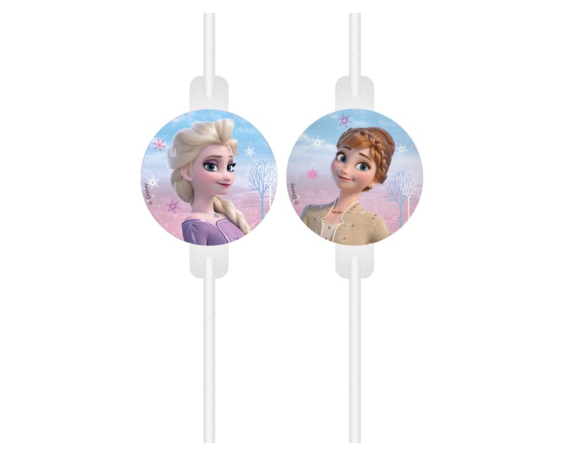 Disney Frozen rietjes Wind Spirit 4 st.