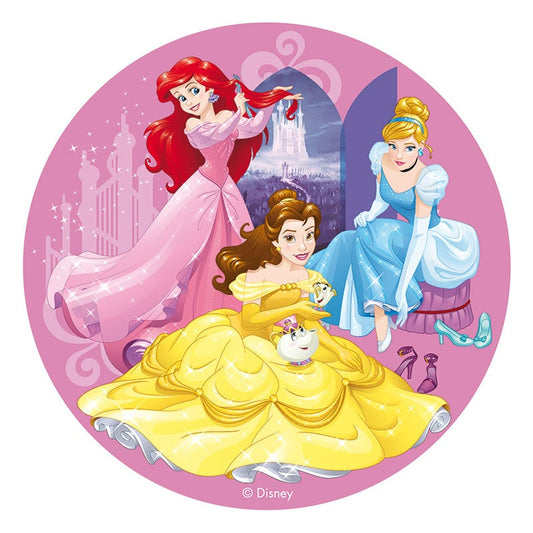 Disney Princess ouwel taart decoratie ø 20 cm.