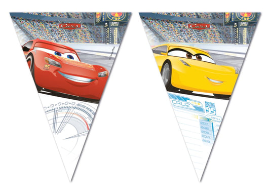 Disney Cars 3 vlaggenlijn 2,3 mtr.