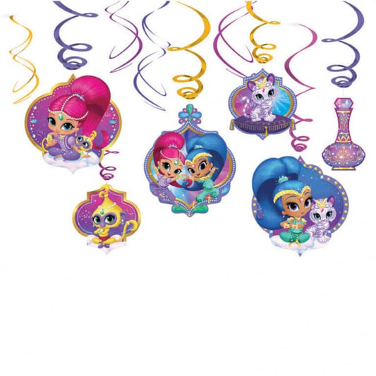 Shimmer and Shine party draaislingers