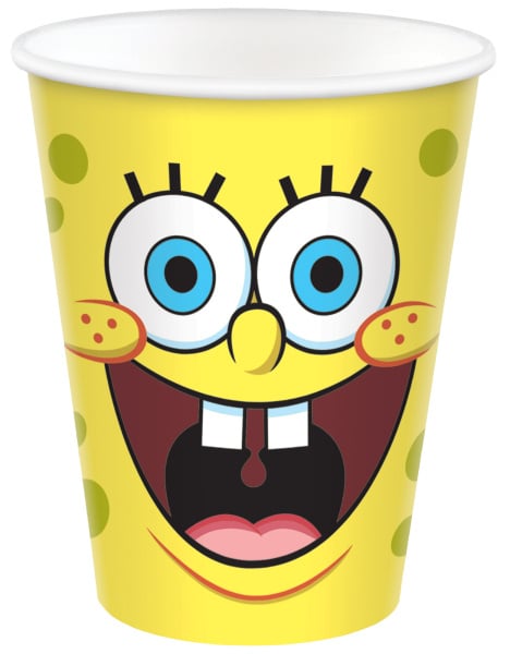 SpongeBob bekertjes FSC 250 ml. 8 st.