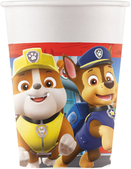 Paw Patrol Rescue Heroes 200 ml papieren bekertjes (8x)