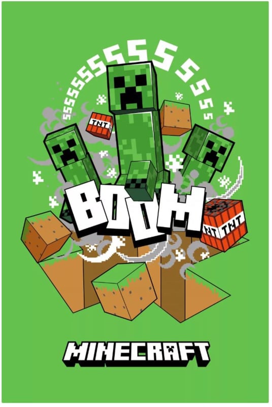 Minecraft Fleecedeken