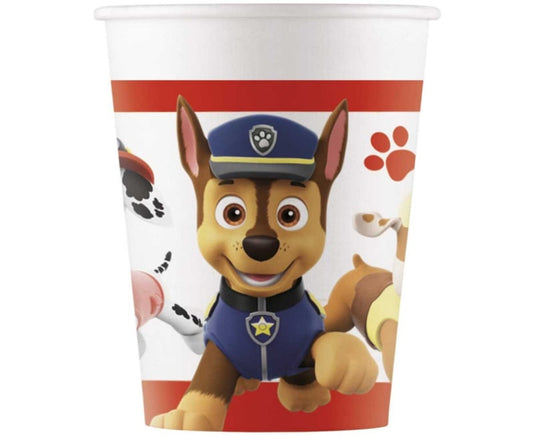 Paw Patrol kartonnen bekertjes Ready For Action 8 st.