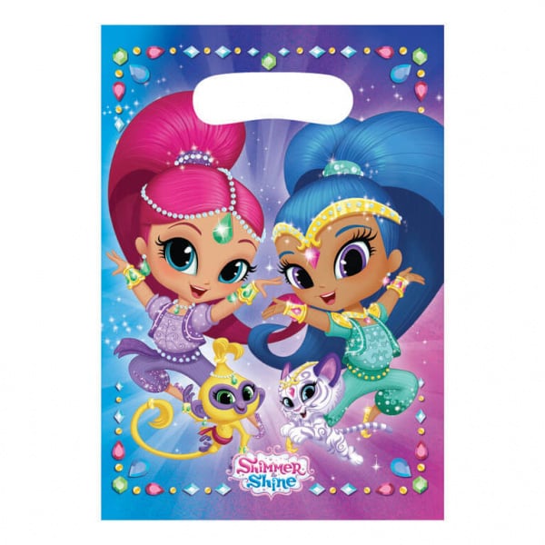 Shimmer and Shine party traktatiezakjes 8 st.