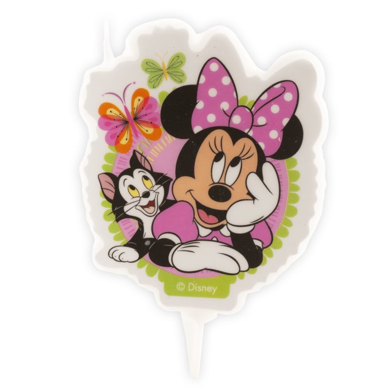 Disney Minnie Mouse taart kaars 7,5 cm. 2D