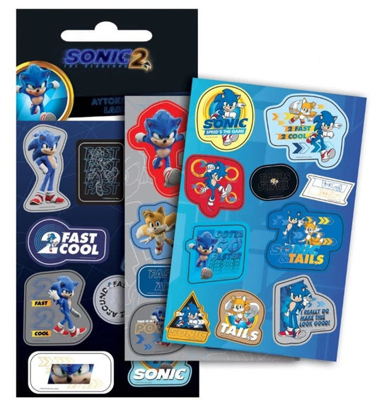 Sonic Hologram stickers (stickervel p/stuk)