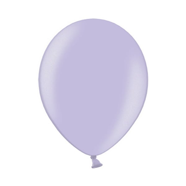 Ballon metallic lavendel ø 30 cm. 10 st. (Belbal)