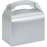 Party box zilver 12 x 10 x 15 cm.