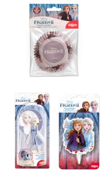 Disney Frozen taart en cupcake decoratie set