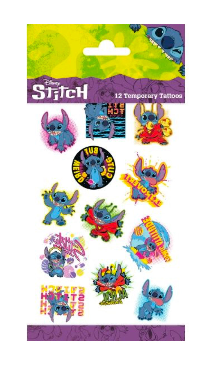 Stitch tattoo traktatie (met sticker naar keuze)