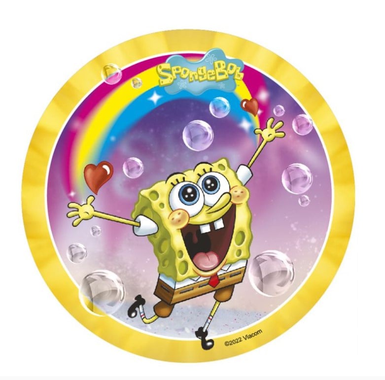 SpongeBob ouwel taart decoratie ø 21 cm. A