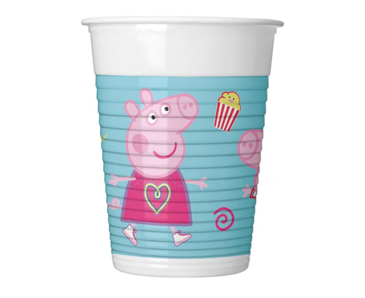 Peppa Pig bekertjes Messy Play 200 ml. 8 st.