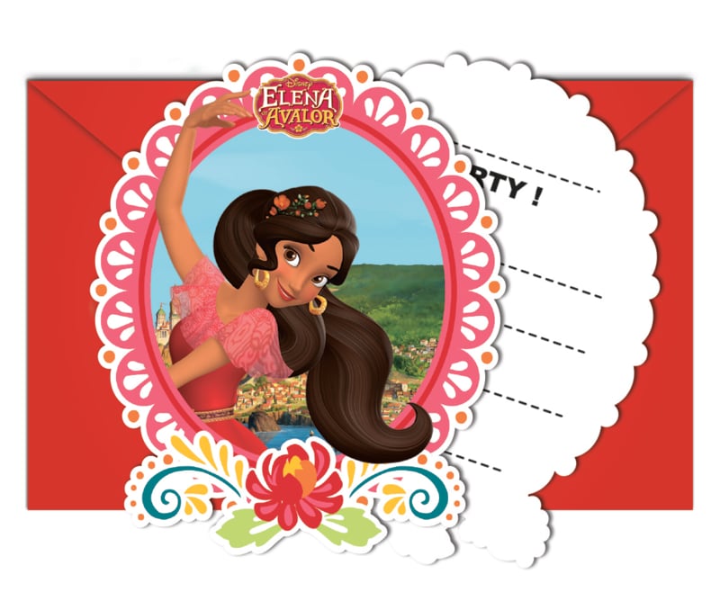 Disney Elena of Avalor uitnodigingen 6 st.