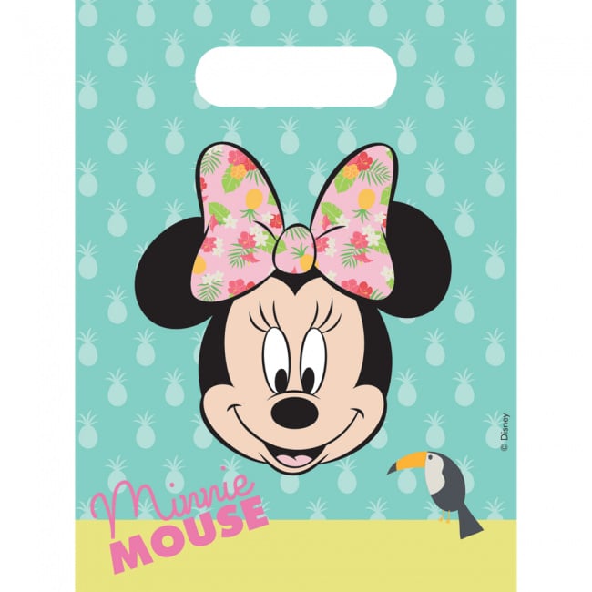 Disney Minnie Mouse tropical traktatiezakjes 6 st.