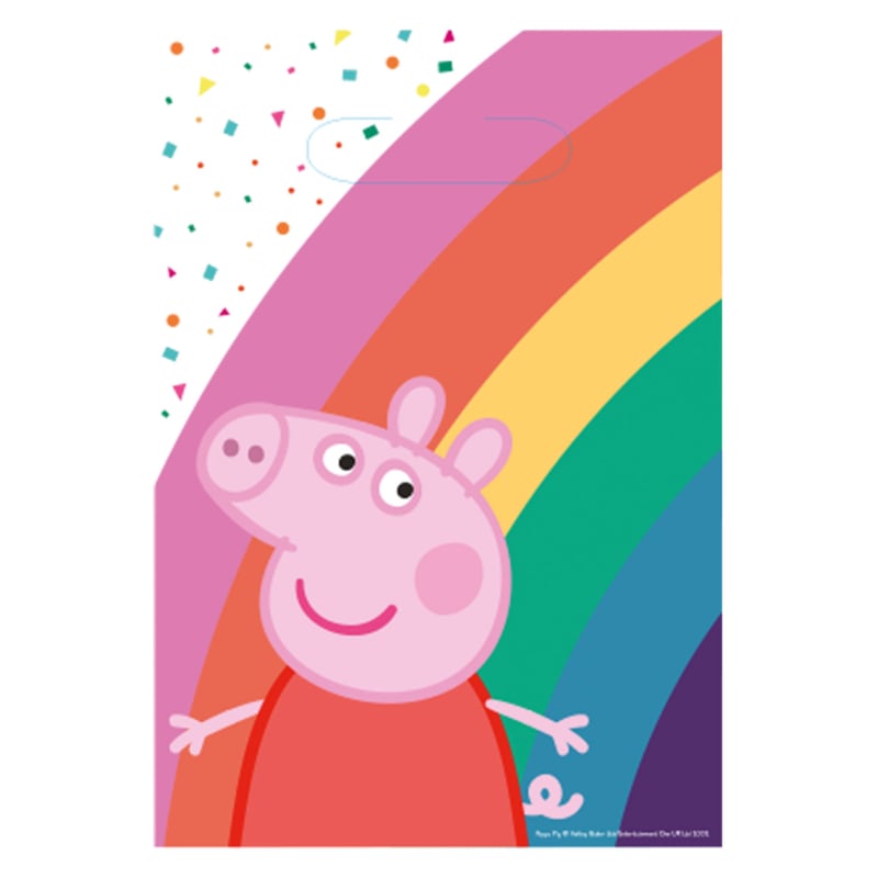 Peppa Pig papieren traktatiezakjes 8 st.