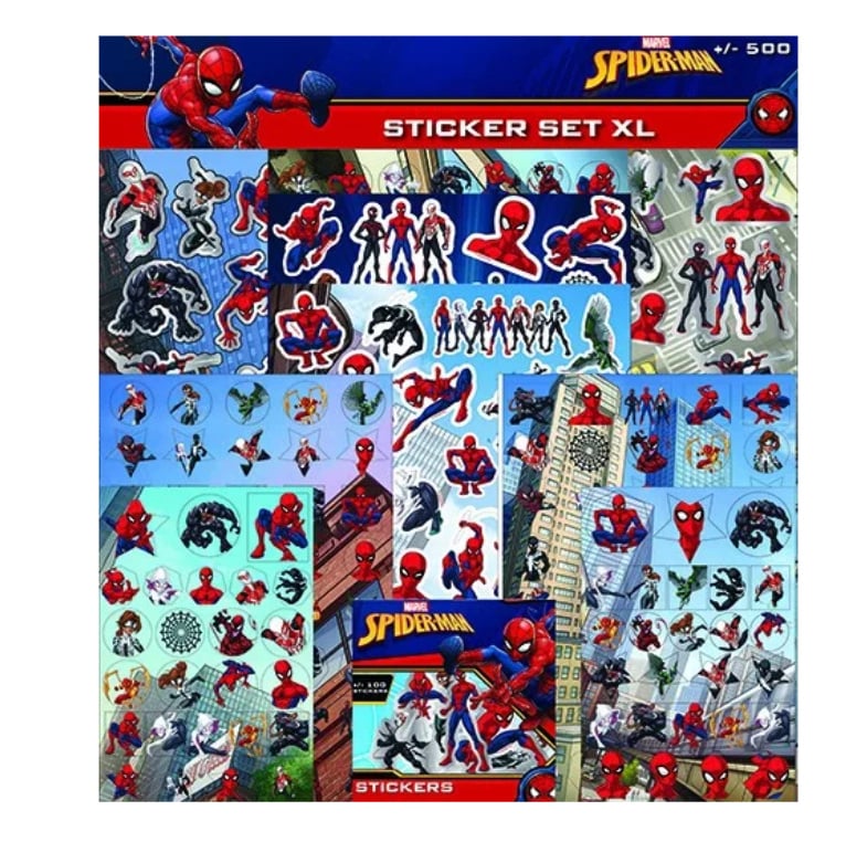 Spiderman stickerset XL