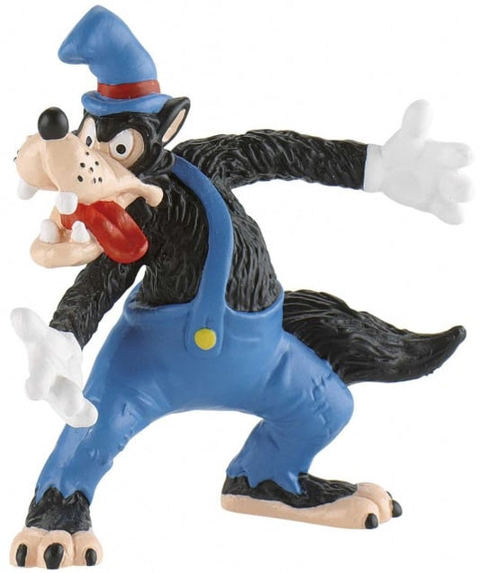 Disney The Three Little Pigs Big Bad Wolf taart topper decoratie 7,7 cm.