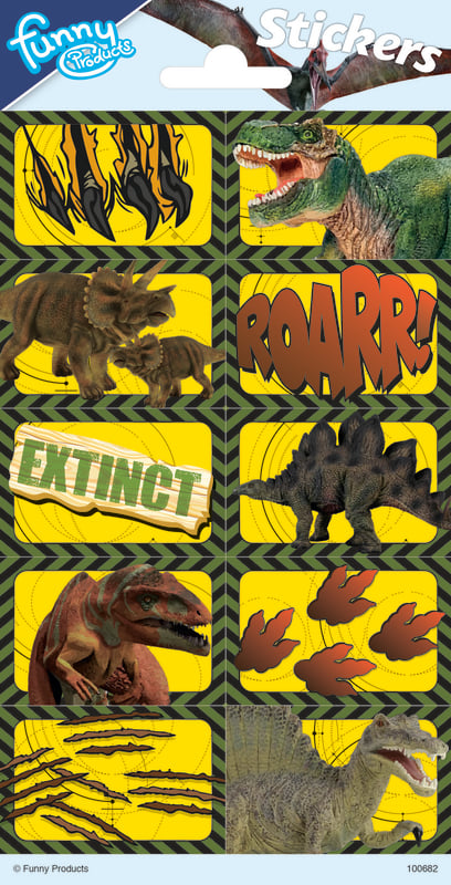 Dinosaurus stickers 3D