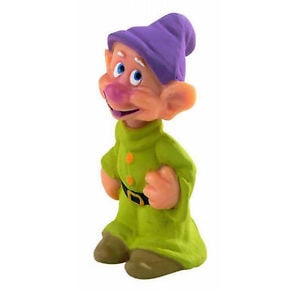 Disney Sneeuwwitje Dopey taart topper decoratie 5,5 cm.