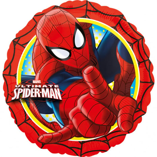 Spiderman folieballon Ultimate ø 43 cm.