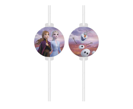 Disney Frozen 2 kartonnen rietjes 4 st.