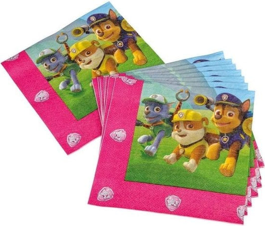 Paw Patrol servetten party 33 x 33 cm. 20 st.