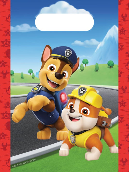 Paw Patrol Rescue Heroes traktatiezakjes, 4 stuks (papier/karton)