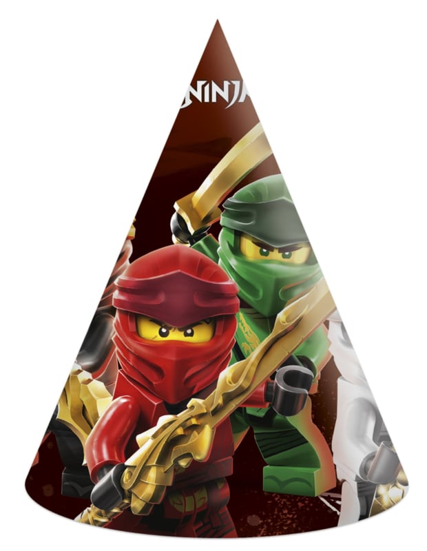 Lego Ninjago feesthoedjes 6 st.