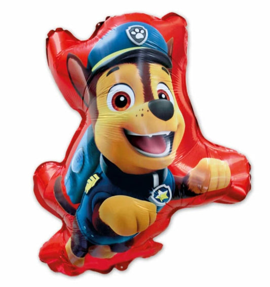 Paw Patrol Chase folieballon shaped- Rescue Heroes 56x 68 cm.