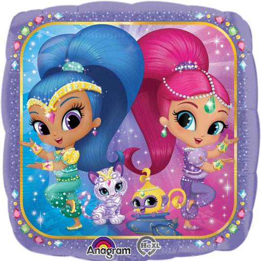 Shimmer and Shine folieballon 43 cm.