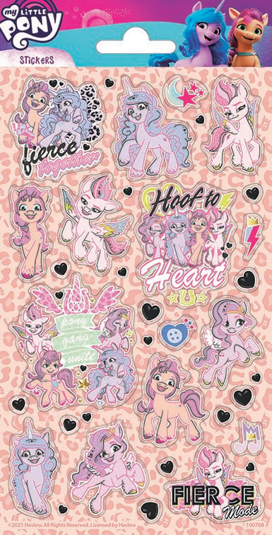 My Little Pony glinster stickers