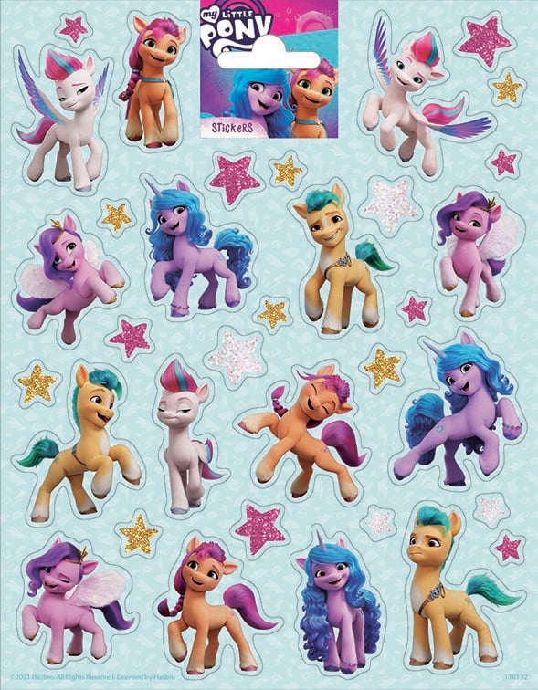 My Little Pony stickervel 20 x 15 cm.