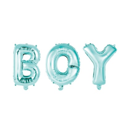 Ballonnen boy blauw