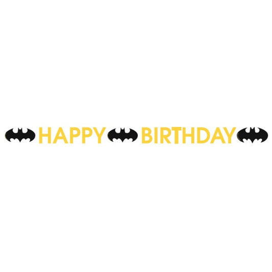 Batman letterbanner happy birthday