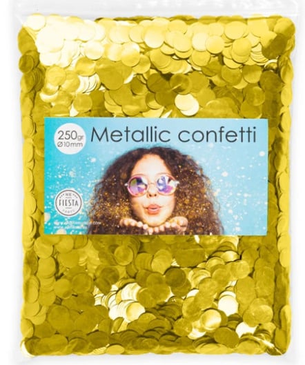 Confetti metallic goud