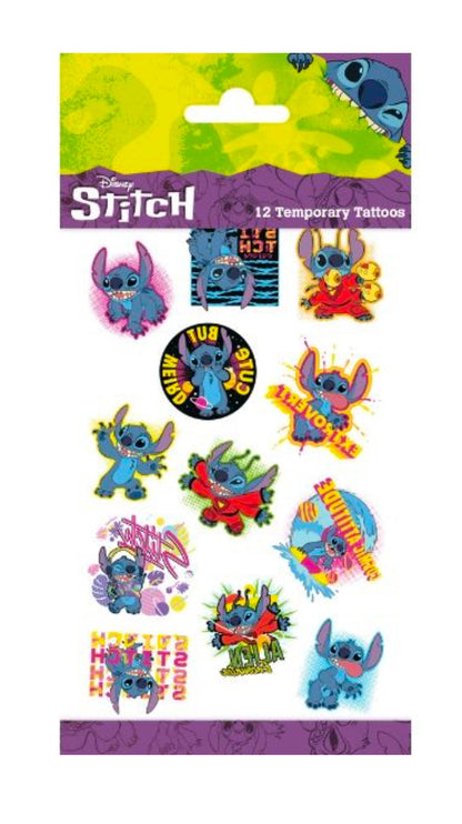 Stitch tattoo traktatie (met sticker naar keuze)