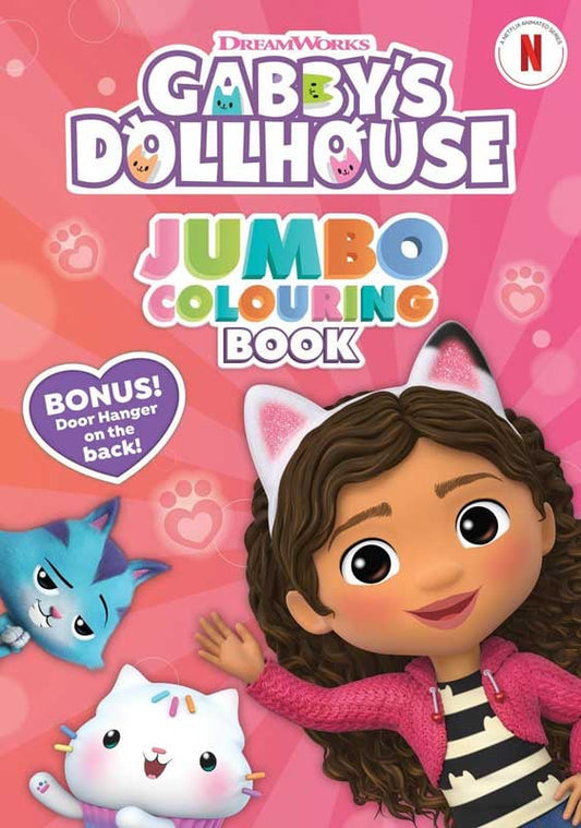 Gabby's poppenhuis jumbo colouring book