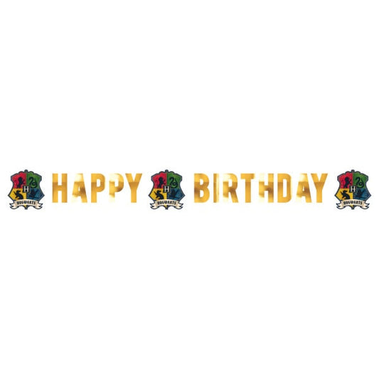 Harry potter happy birthday letterbanner