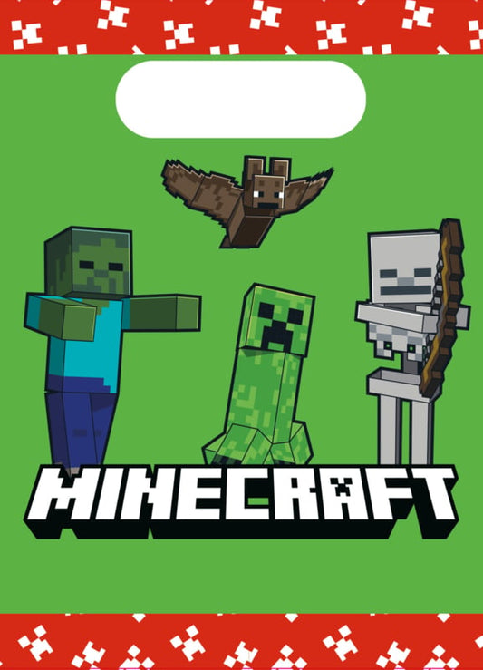 Minecraft traktatiezakjes uitdeelzakjes