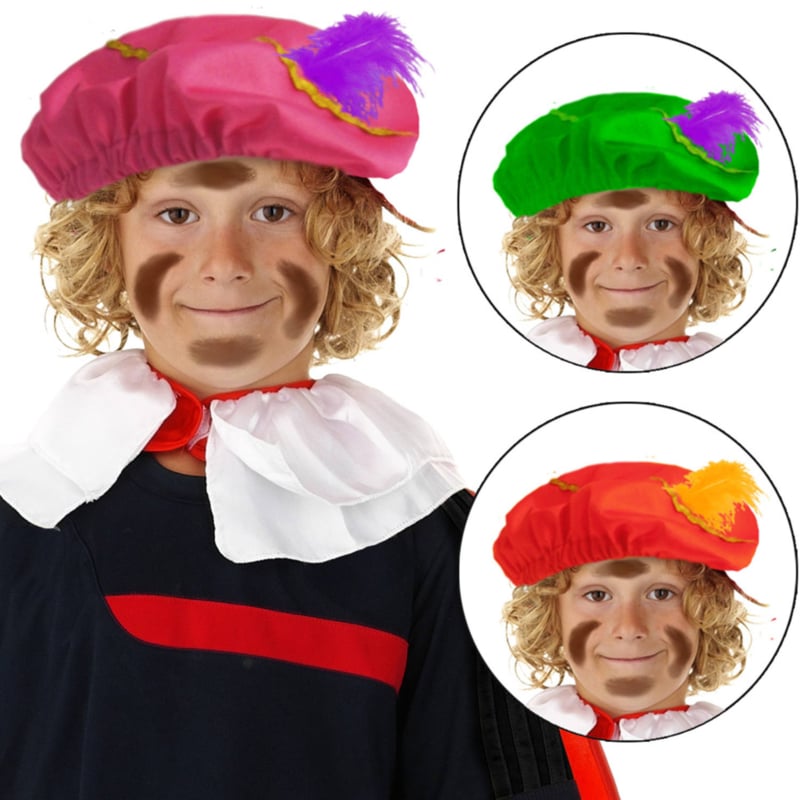 Sinterklaas pietenmuts baret